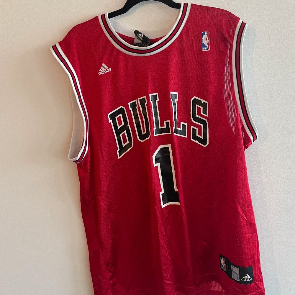 VINTAGE NBA Adidas Chicago Bulls Derrick Rose Jersey Size L